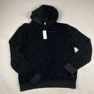 NWT 04651 / Oyster Men's Sweatshirt Terry Cotton Beach Hoodie Men's Size XL Flaw